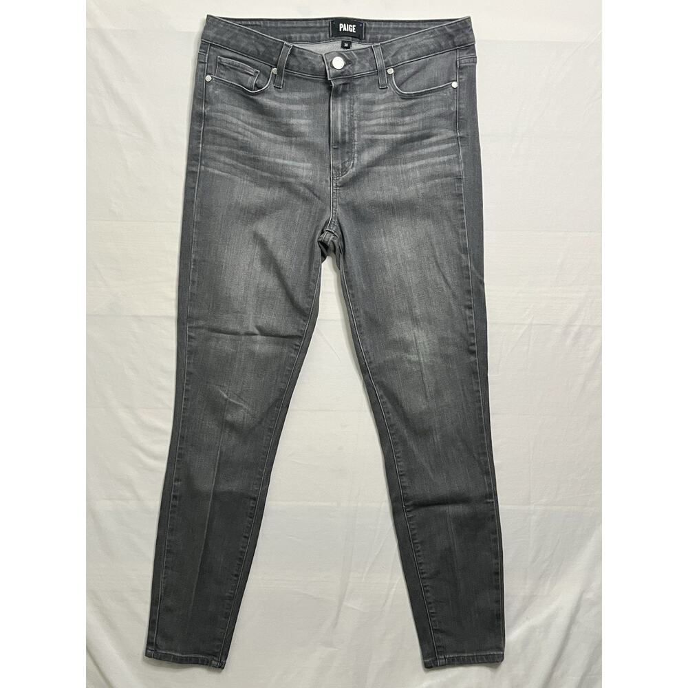 Hoxton Ankle Gray Skinny Jeans Women’s Size 30 High Rise Stretch Denim